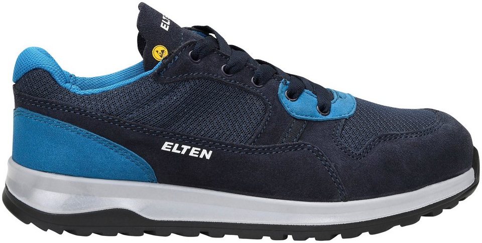 Elten JOURNEY blue-red Low ESD S1P Sicherheitsschuh S1P, Ganzflächige  Einlegesohle SPORTIVE ESD black