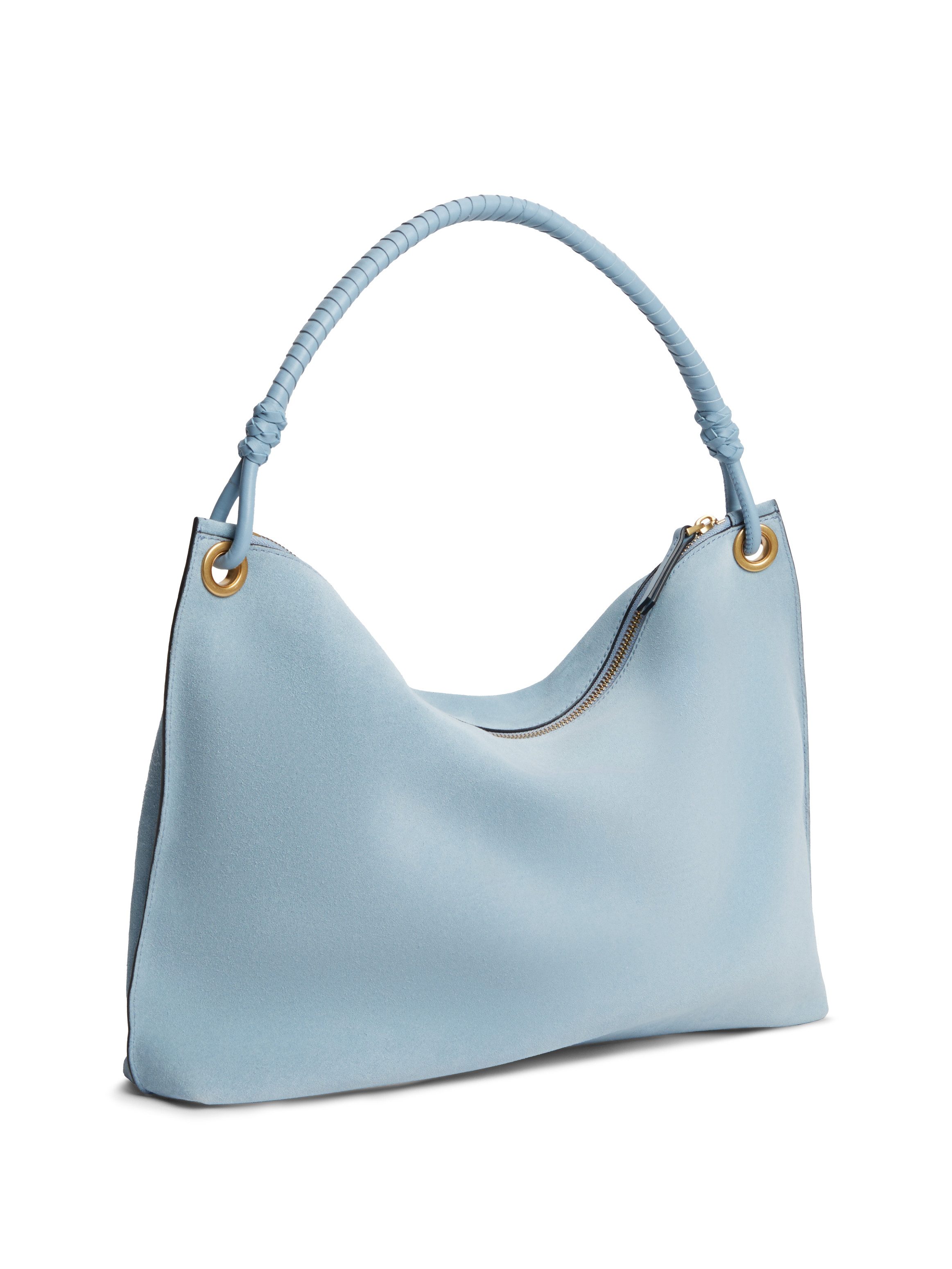 Tommy Hilfiger Schultertasche TH STATEMENT LEATHER BAG SUEDE, Damen Tragetasche, Handtasche mit modischen Quasten