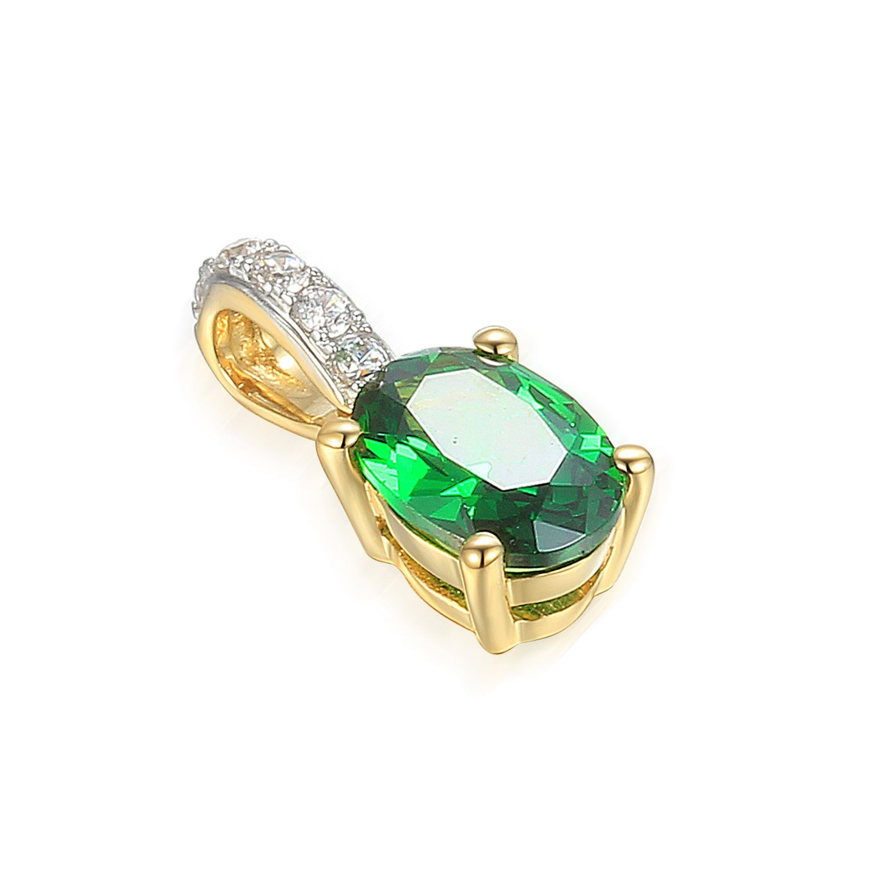 Stella-Jewellery Kettenanhänger 585 Gelbgold Anhänger synth. günstig online kaufen