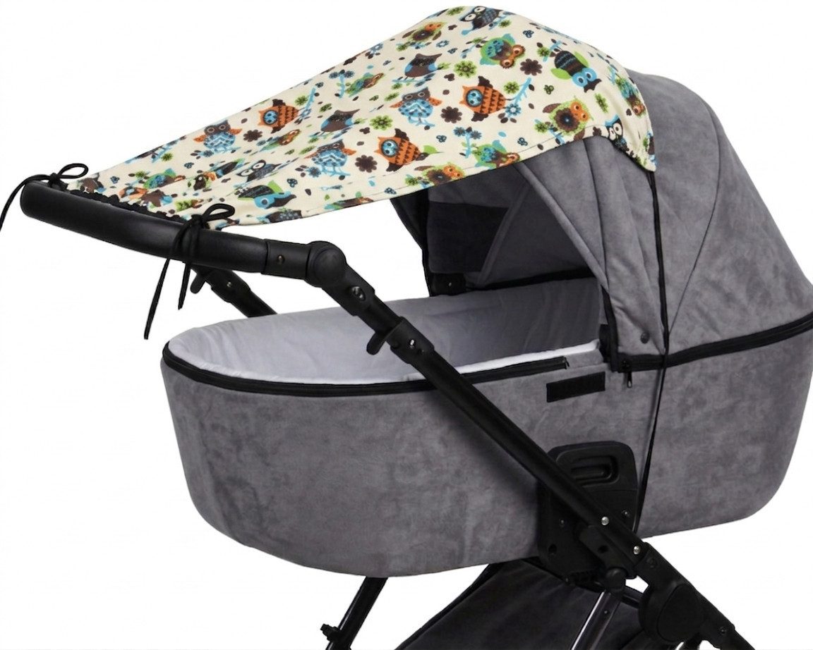 Primawela Kinderwagen-Sonnenschutzhülle Sonnensegel Segel Rollo UV Schutz