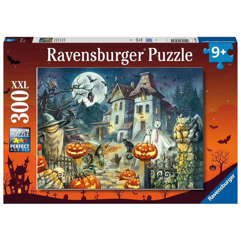 Ravensburger Puzzle Ravensburger Kinderpuzzle 13264 - Das Halloweenhaus 300 Teile XXL -..., 300 Puzzleteile