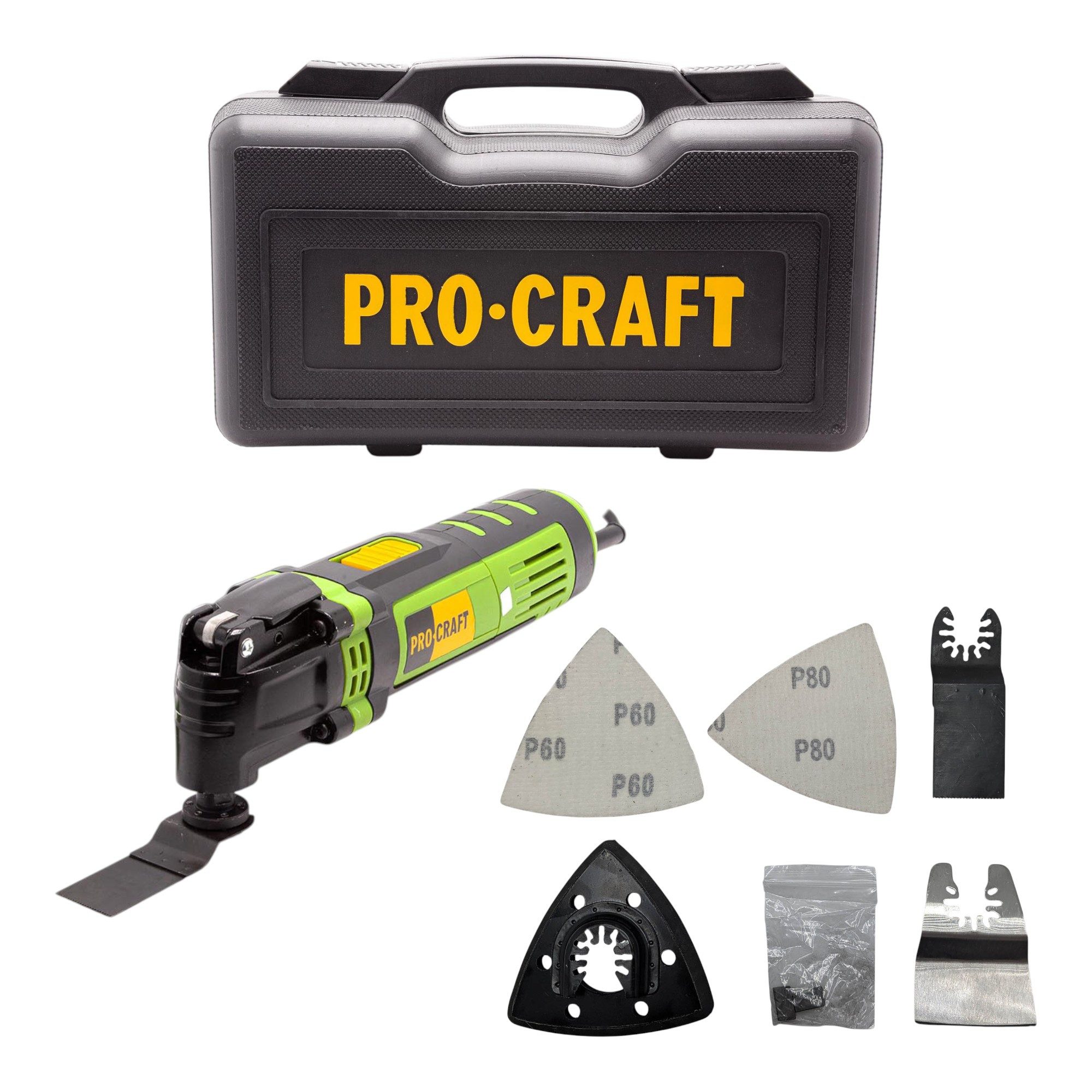 PRO CRAFT Elektro-Multifunktionswerkzeug Procraft PMT650E Multifunktionswerkzeug 400 Watt + Koffer