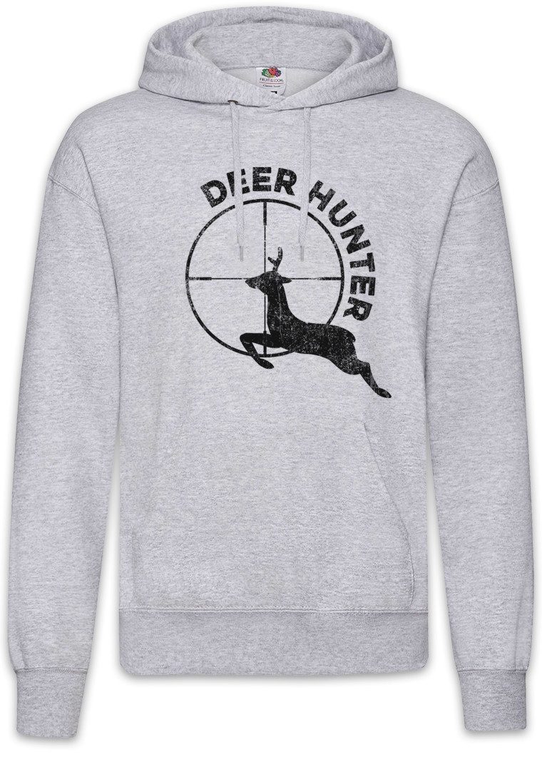 Urban Backwoods Hoodie Deer Hunter Herren Hoodie Hirsch Reh Jagd Jäger Bär Geweih Deer Bear (1-tlg) Hunt Geweih Sport Hunting