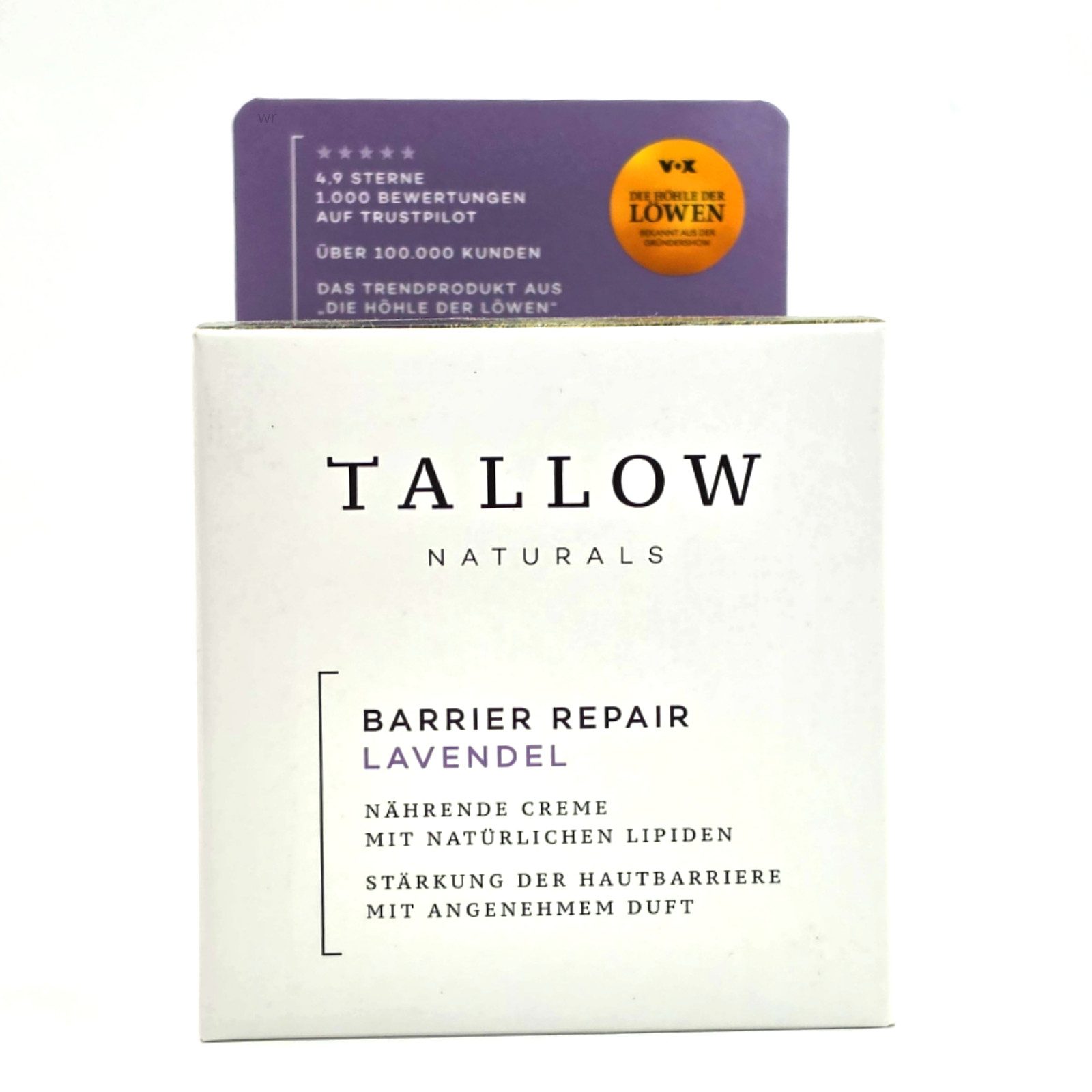 Tallow Hautcreme Tallow Barrier, Lavendel Creme