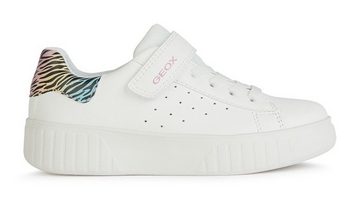 Geox J MIKIROSHI GIRL C Sneaker mit praktischem Klettverschluss, Freizeitschuh, Halbschuh, Schnürschuh