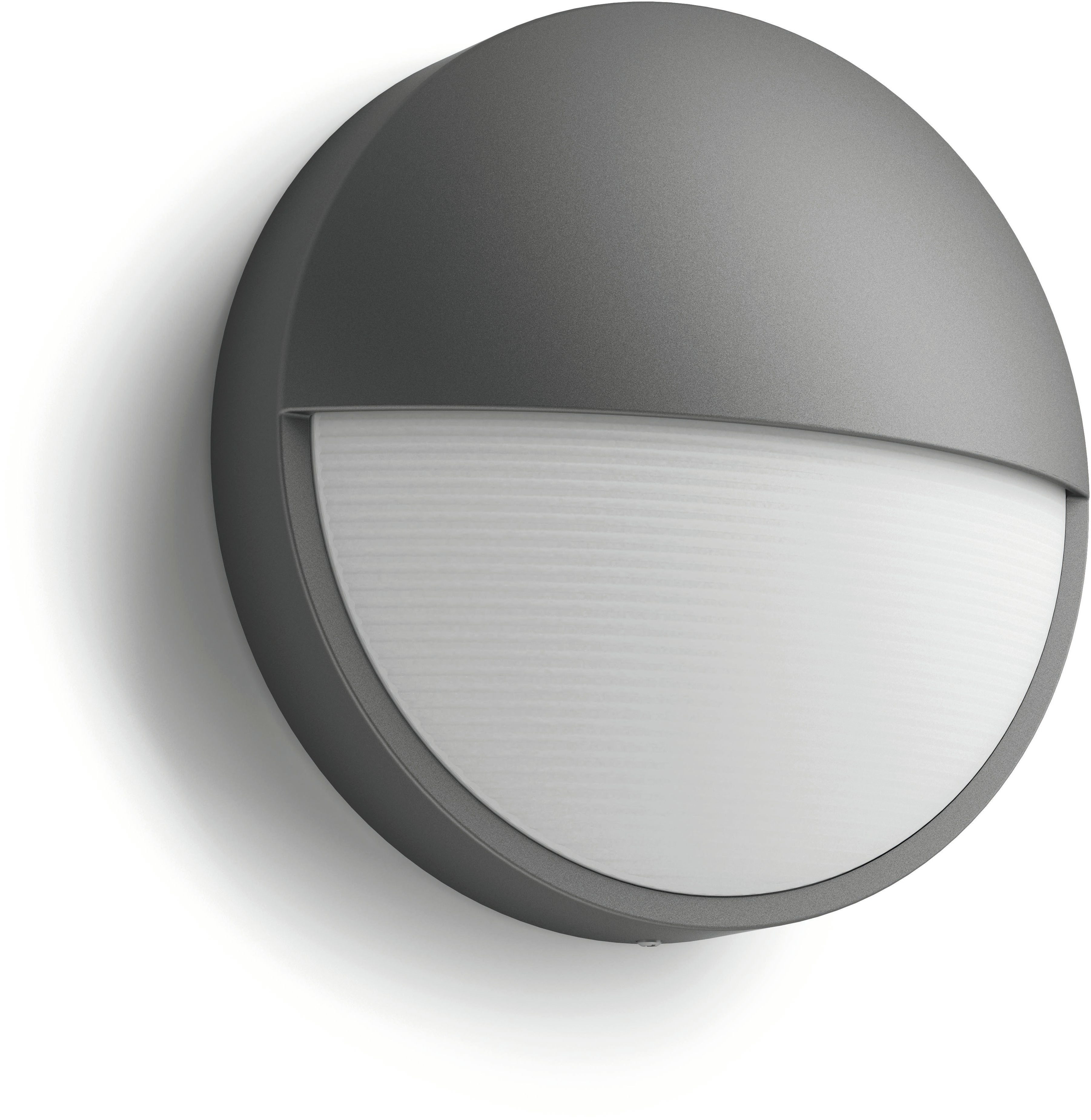 Philips LED Außen-Wandleuchte myGarden Capricorn, 600lm, Anthrazit, LED fest integriert, Warmweiß