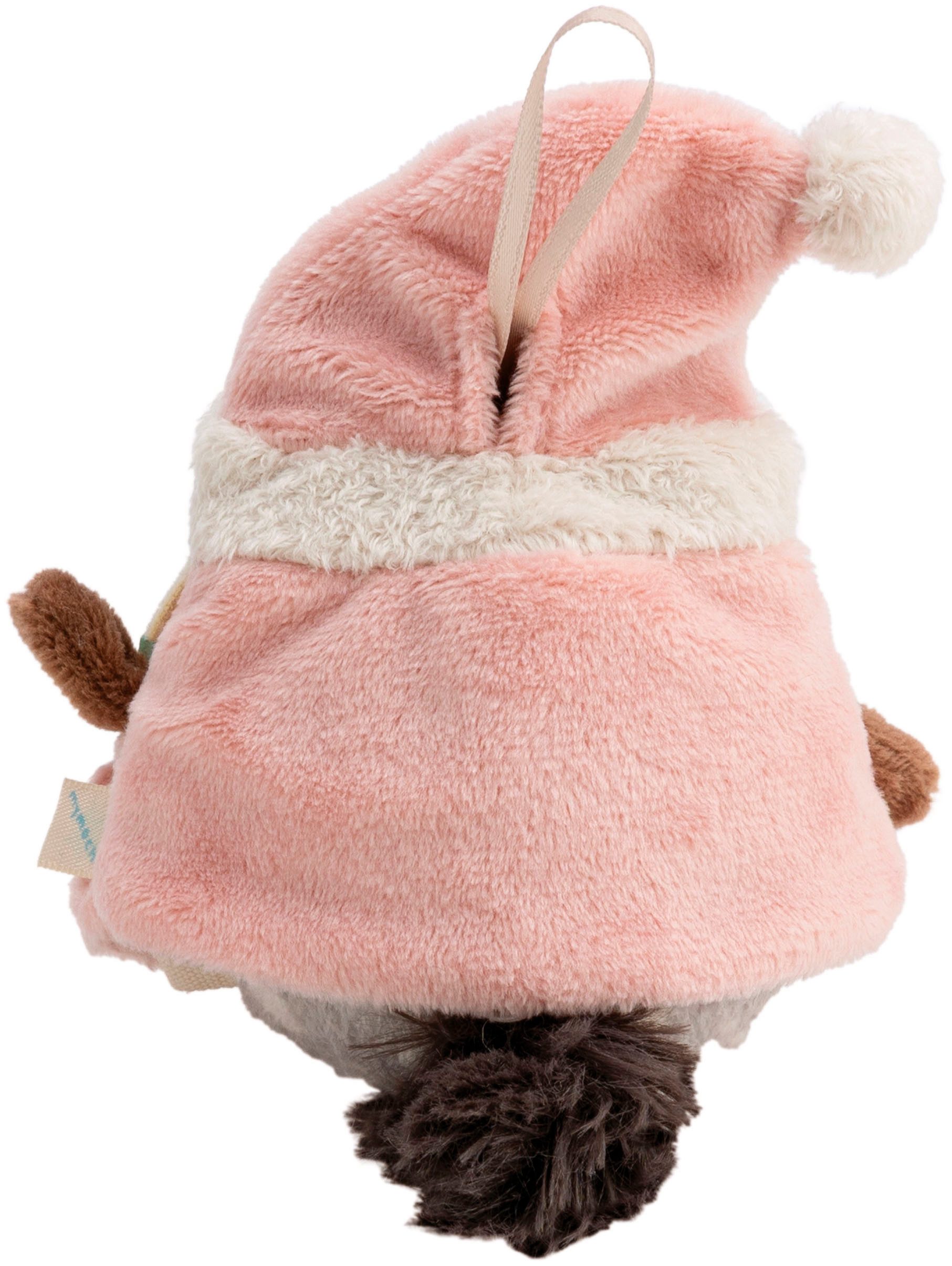 Nici Kuscheltier mymochi, Set Pony Hoppi grau 8cm mit Geschenk & Weihnachtsmannkostüm (Set), in Geschenkbox