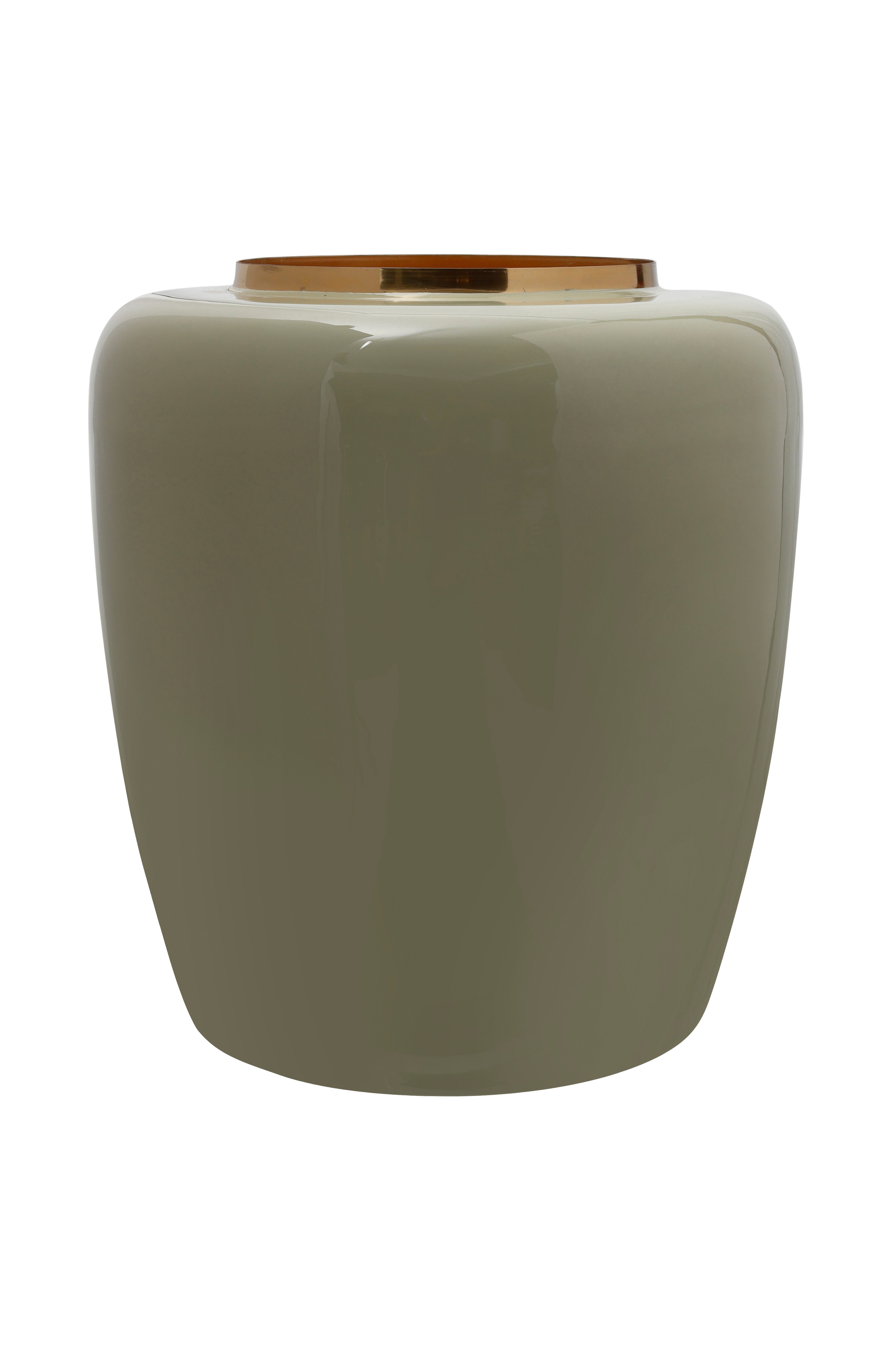 Kayoom Dekovase Vase Artisse 125, Dekorative Metall-Vase, glanzvoll lackiert, Innenversiegelung