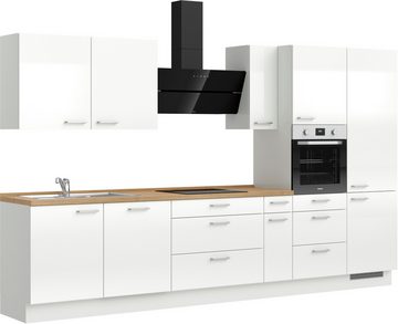nobilia® Küchenzeile "Flash premium", vormontiert, Ausrichtung wählbar, Breite 360 cm, ohne E-Geräte