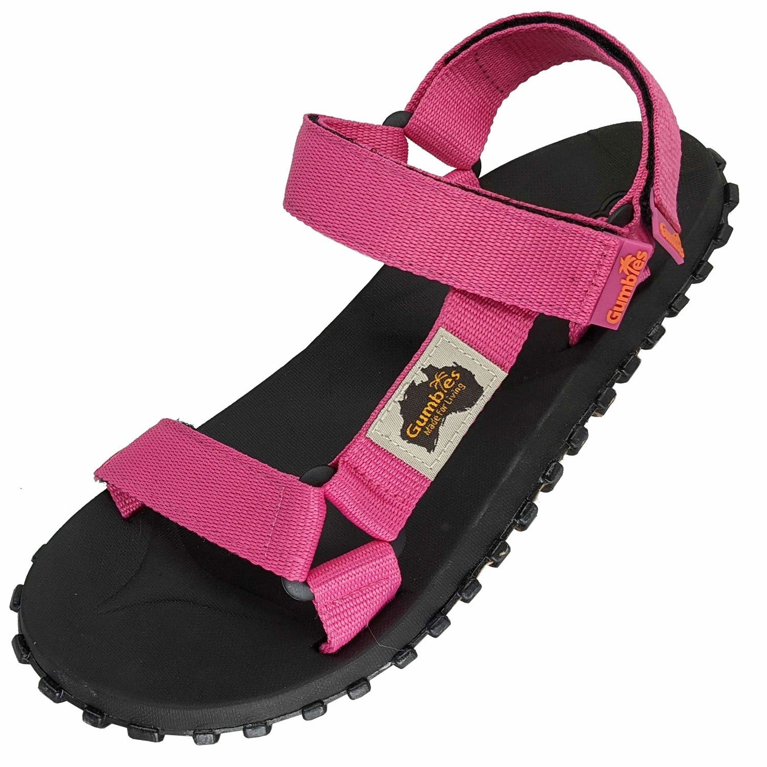Gumbies Scrambler in Pink Sandalette Hergestellt aus recycelten Materialien