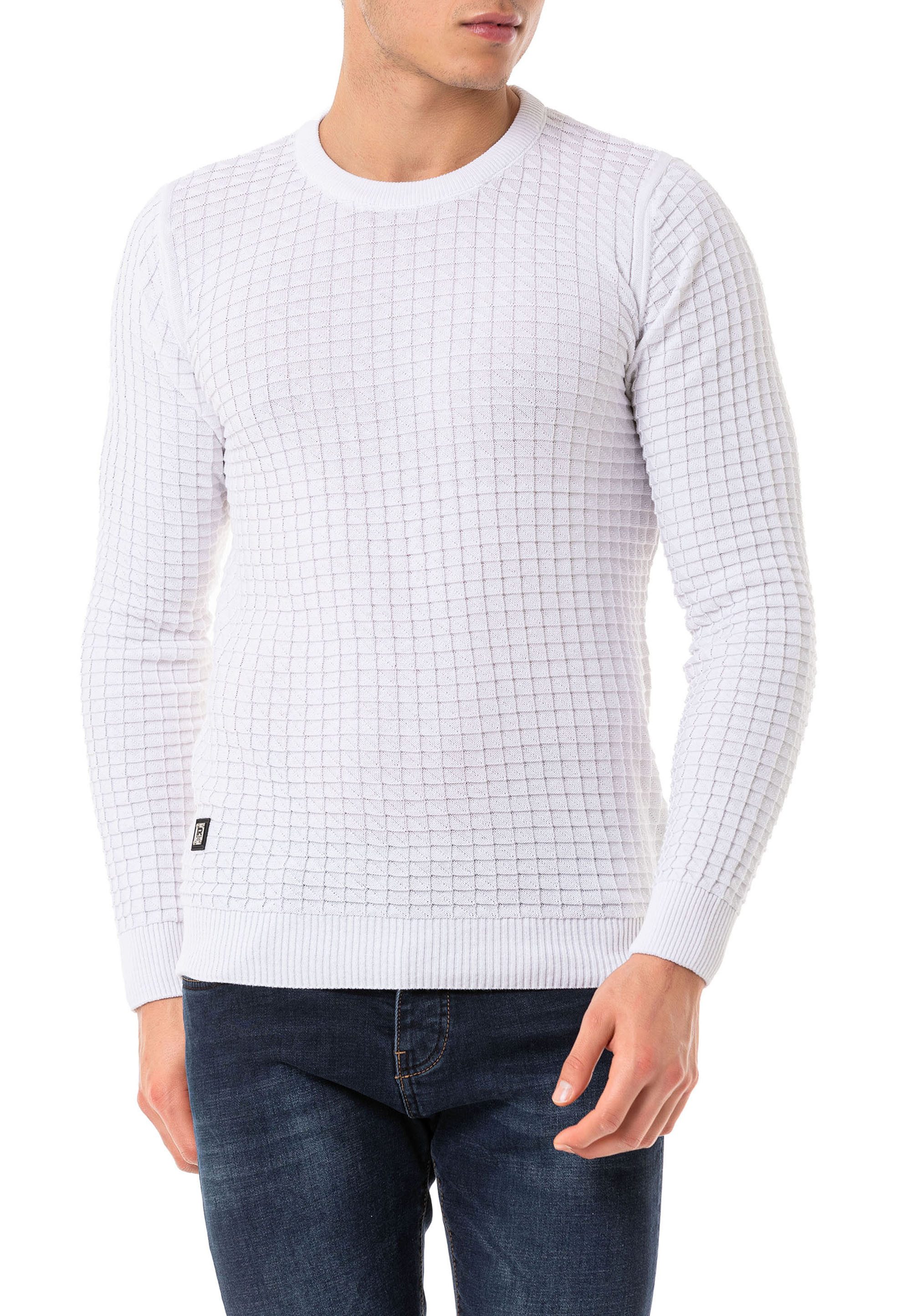 RedBridge Strickpullover mit Strukturmuster – Rundhals, günstig online kaufen
