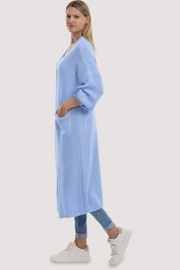 malito more than fashion Longstrickjacke 3151 offene lange Strickjacke in Grobstrick-Optik