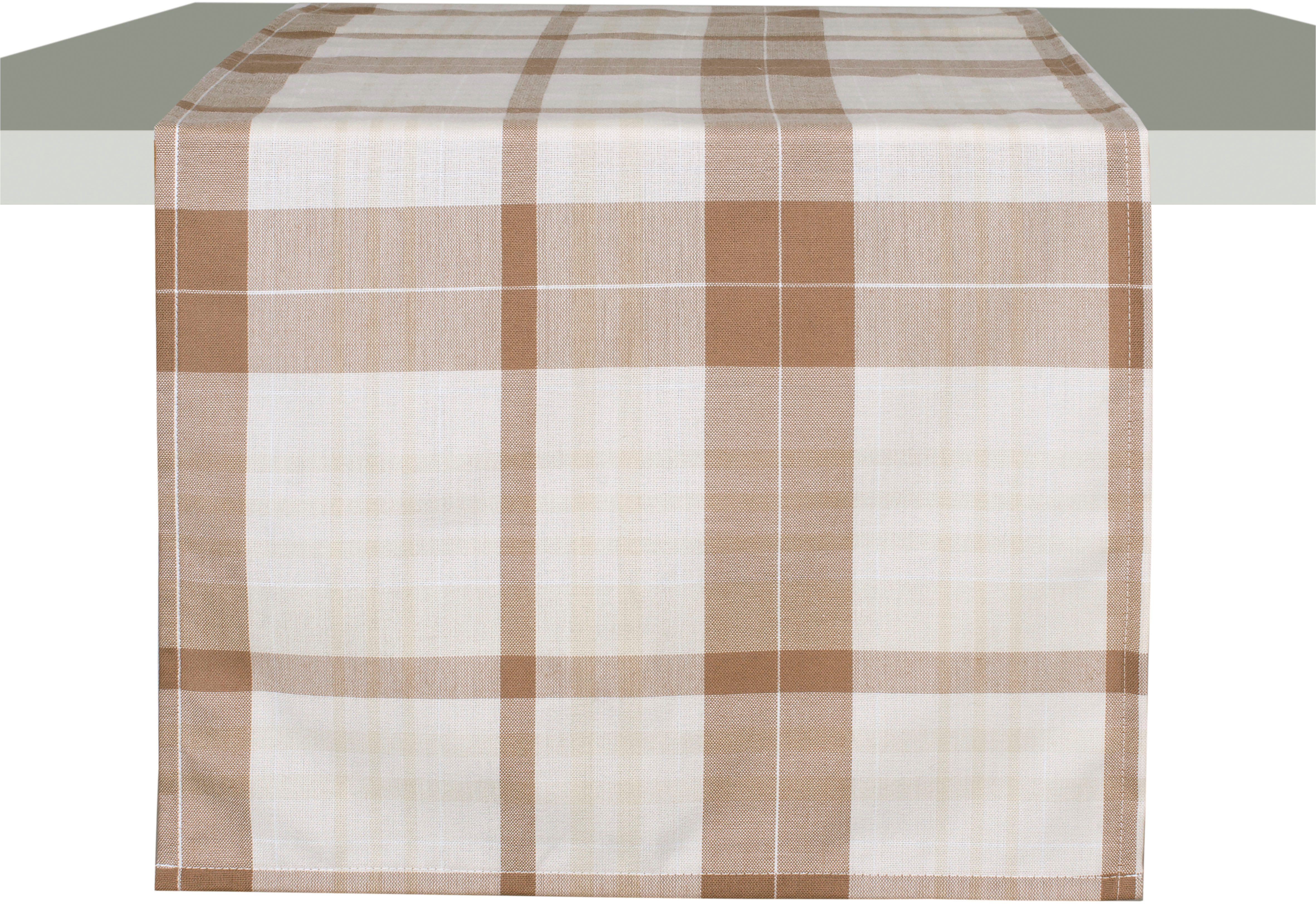 my home Вузькі скатертини Candise (1-tlg), verschiedene Größen, modern, Karo, Tischband, Tischdeko, basic