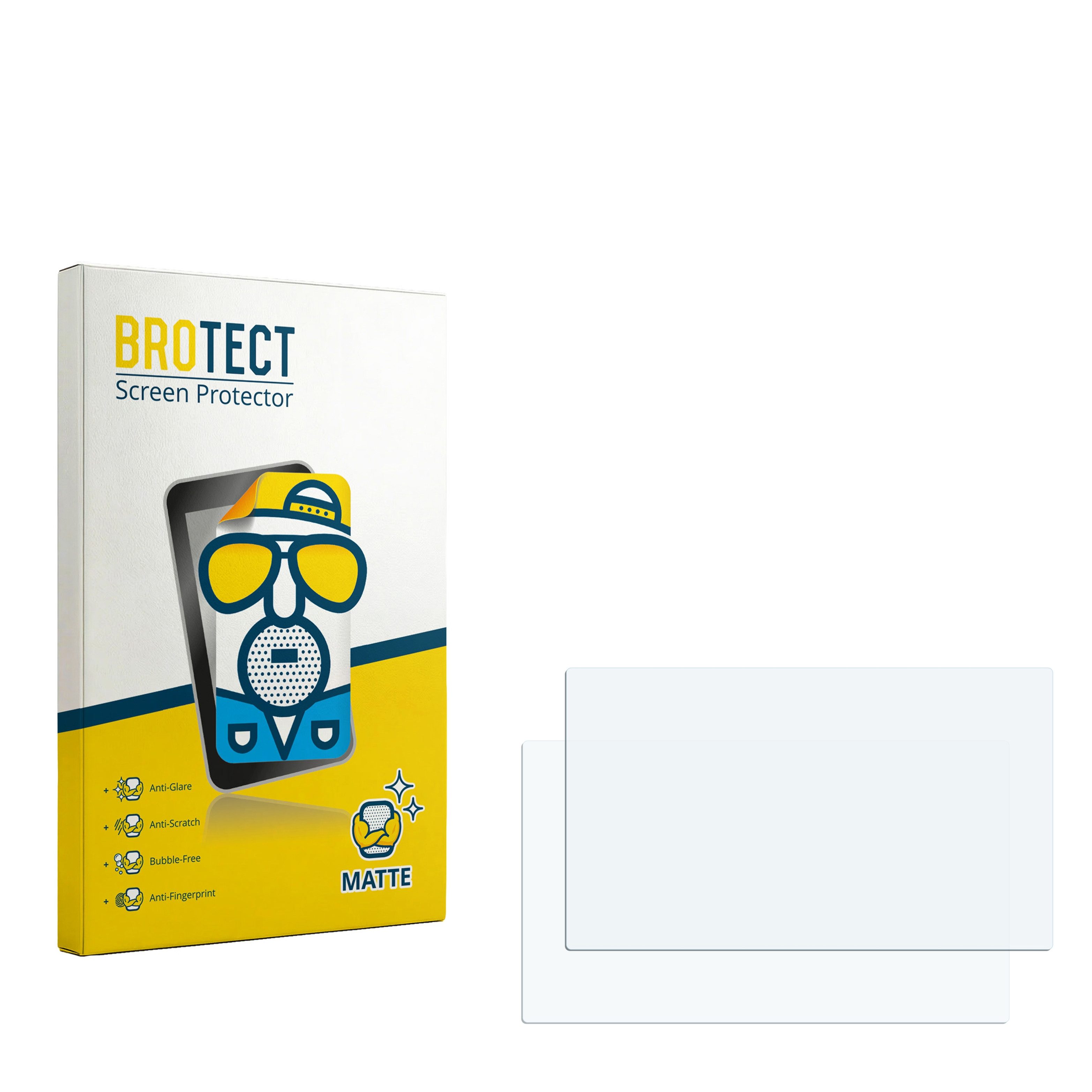 BROTECT Displayschutzfolie Schutzfolie für Acer Aspire One, 2 Stück, Displayschutz Schutz Folie Matt Entspiegelungsfolie