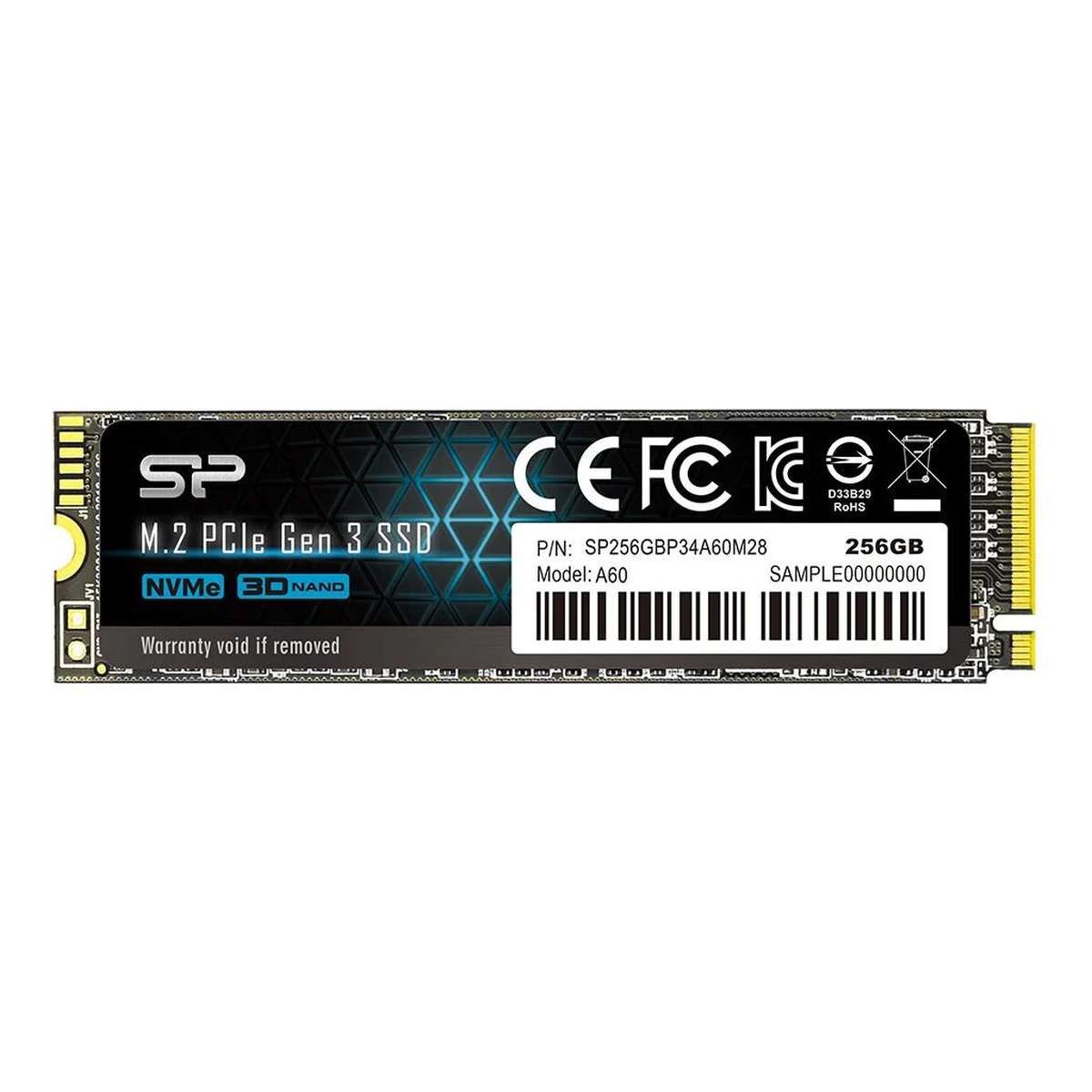 SILICON POWER Silicon Power P34A60 256 GB M.2 PCI Express NVMe SLC interne SSD