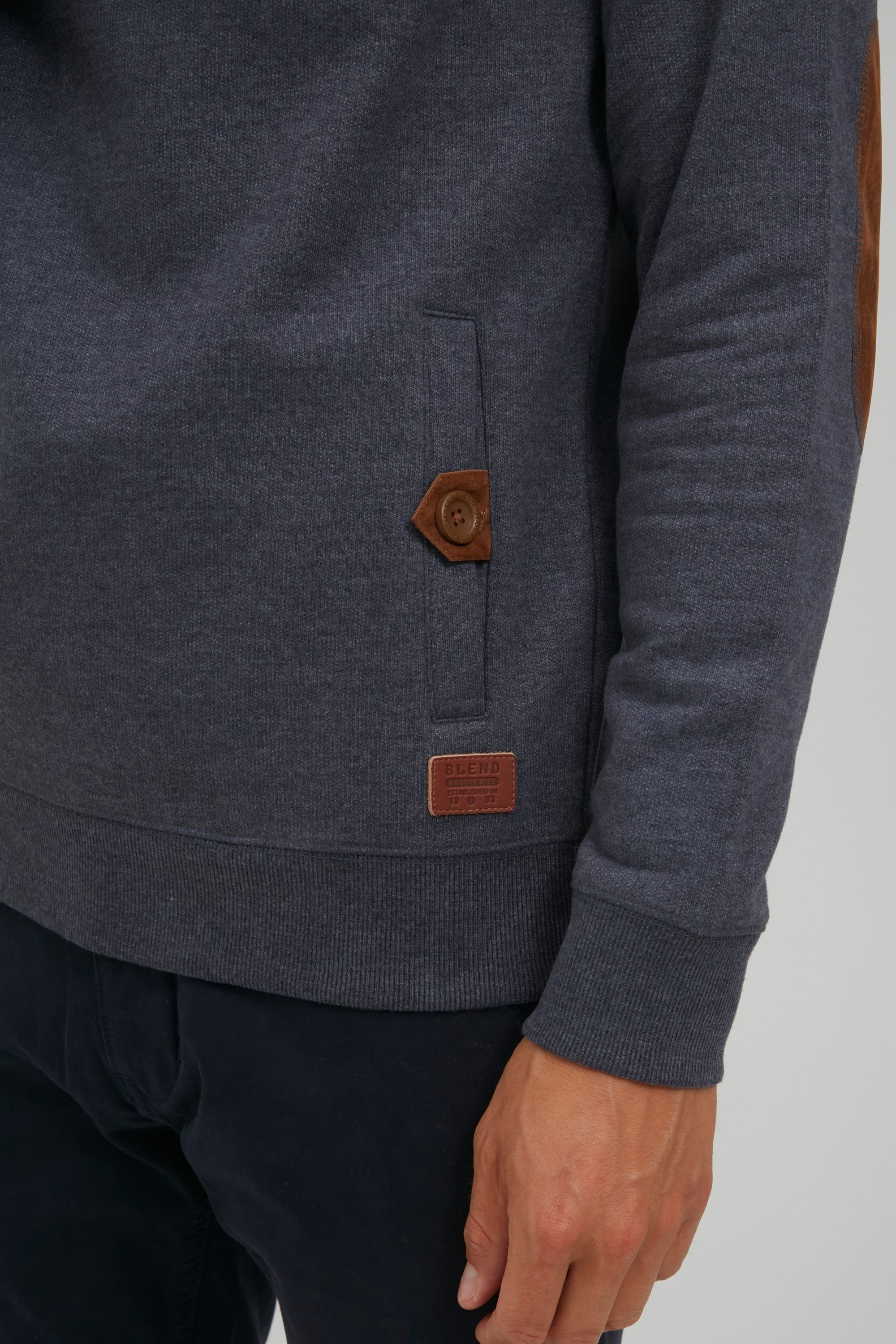 Blend Troyer BHAchilias Sweatshirt mit Stehkragen