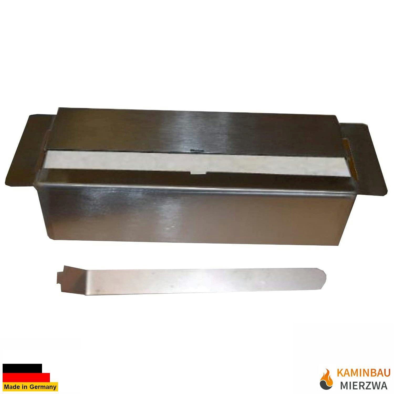 Kaminbau Mierzwa Echtfeuer-Dekokamin Madrid (Deluxe, Brenngel & Bio-Ethanol Kamin inkl. regulierbarem Brenner & Zubehör), Farbwahl, Gelkamin, Ethanolkamin, Kaminofen, Bodenkamin