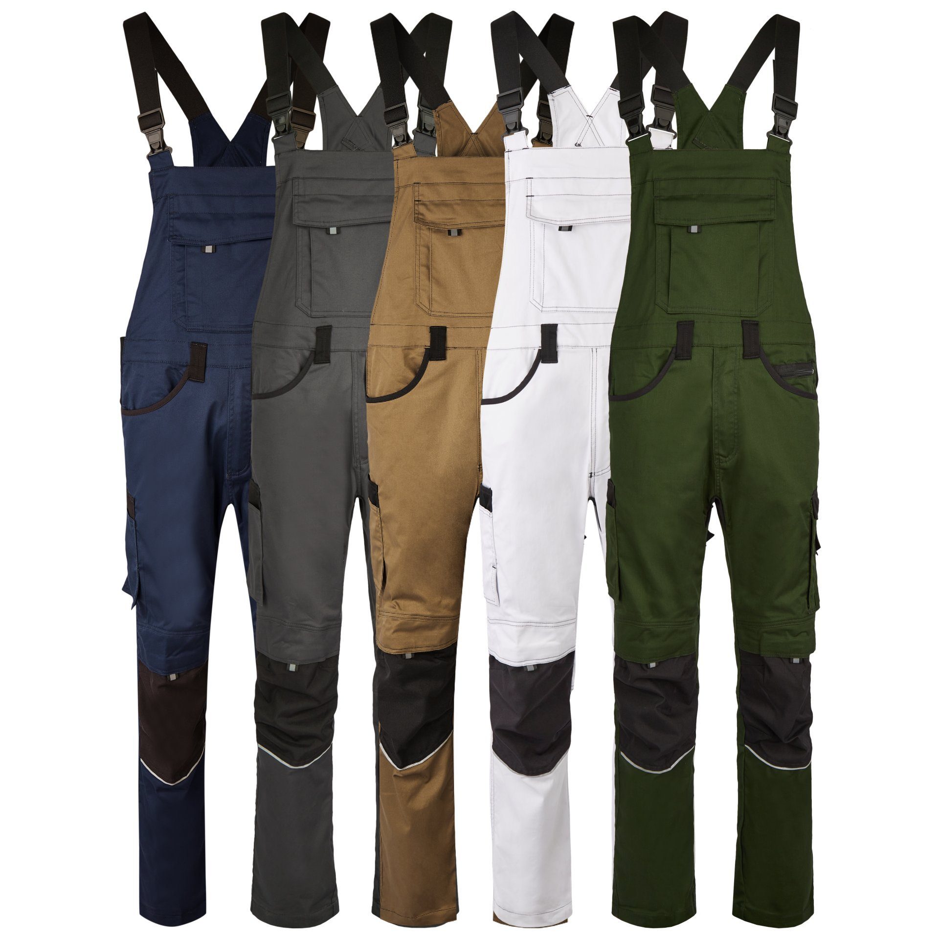 Hans Schäfer Workwear Arbeitslatzhose Latzhose Arbeitslatzhose Ares Arbeitshose powered by Ralf Moeller