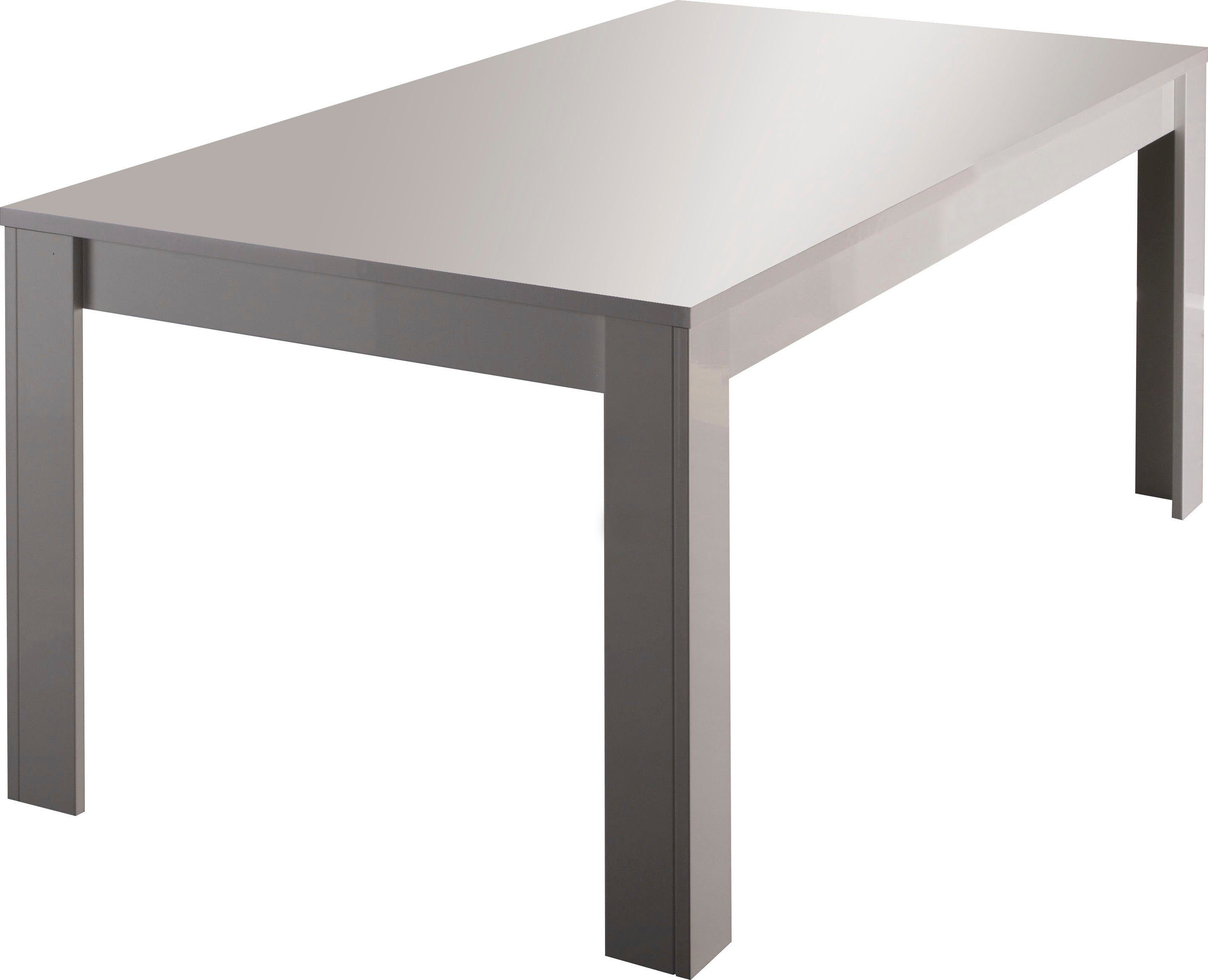 Home affaire Esstisch Amalfi, Breite 180 cm, erweiterbar durch Ansteckplatte