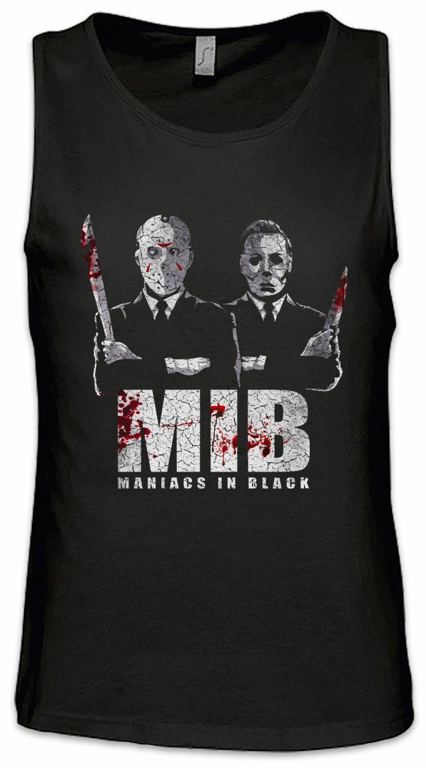 Tanktop Maniacs In Black Ärmelloses T-Shirt Men Jason Halloween Horror Friday
