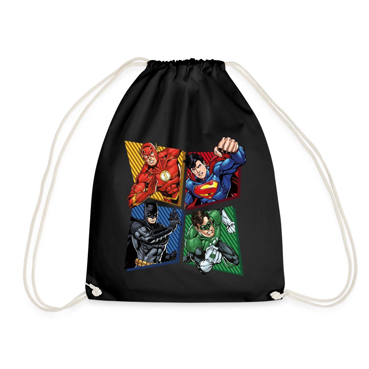 Turnbeutel DC Comics Justice League Superhelden Turnbeutel