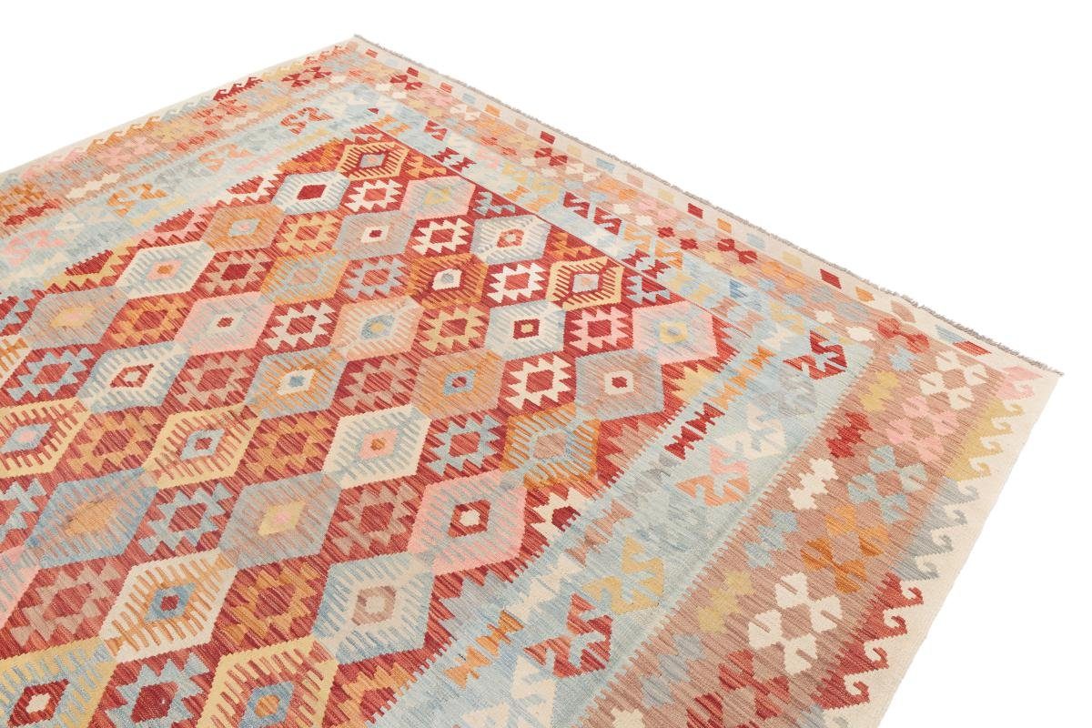 Orientteppich, Nain rechteckig, Kelim Orientteppich Afghan Handgewebter 303x390 3 Trading, Höhe: mm