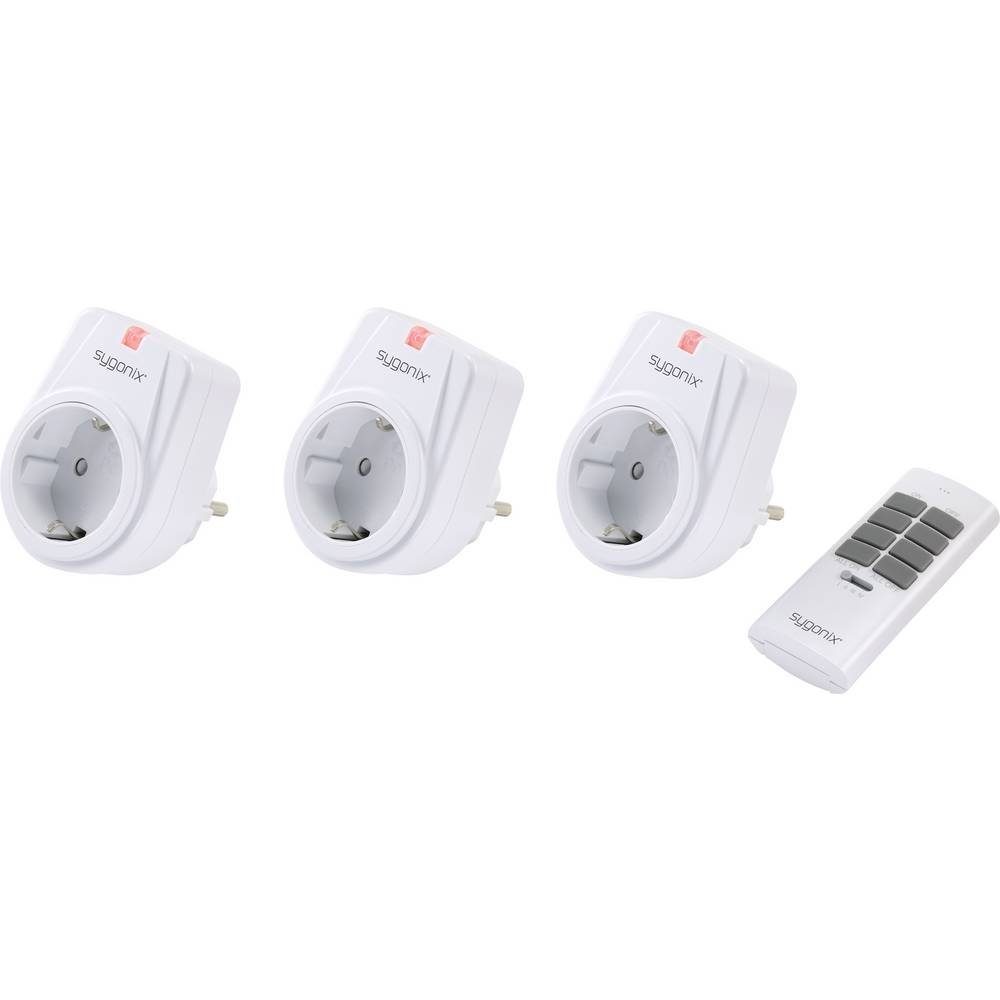 Sygonix Funksteckdosenset mit Fernbedienung SY-4532434 Smart-Home Starter-Set