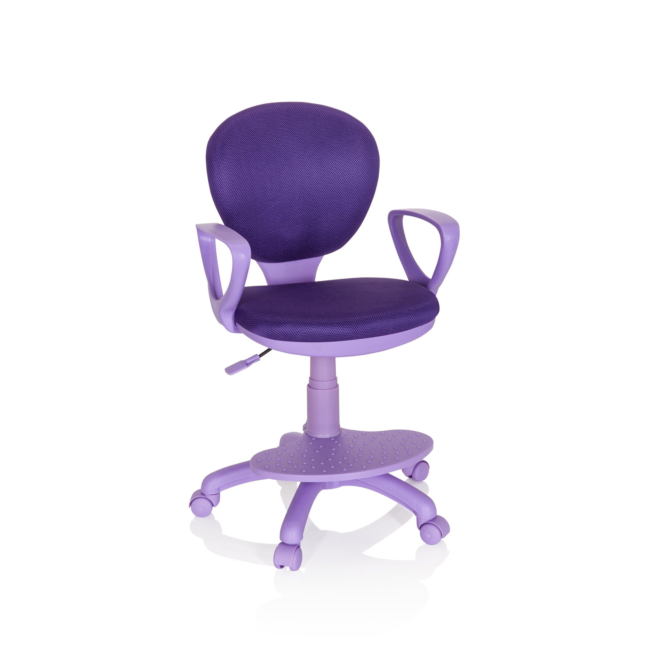 hjh OFFICE Drehstuhl Kinderdrehstuhl Kid Colour Stoff mit Armlehnen (1 St), Kinder Bürostuhl mitwachsend, ergonomisch