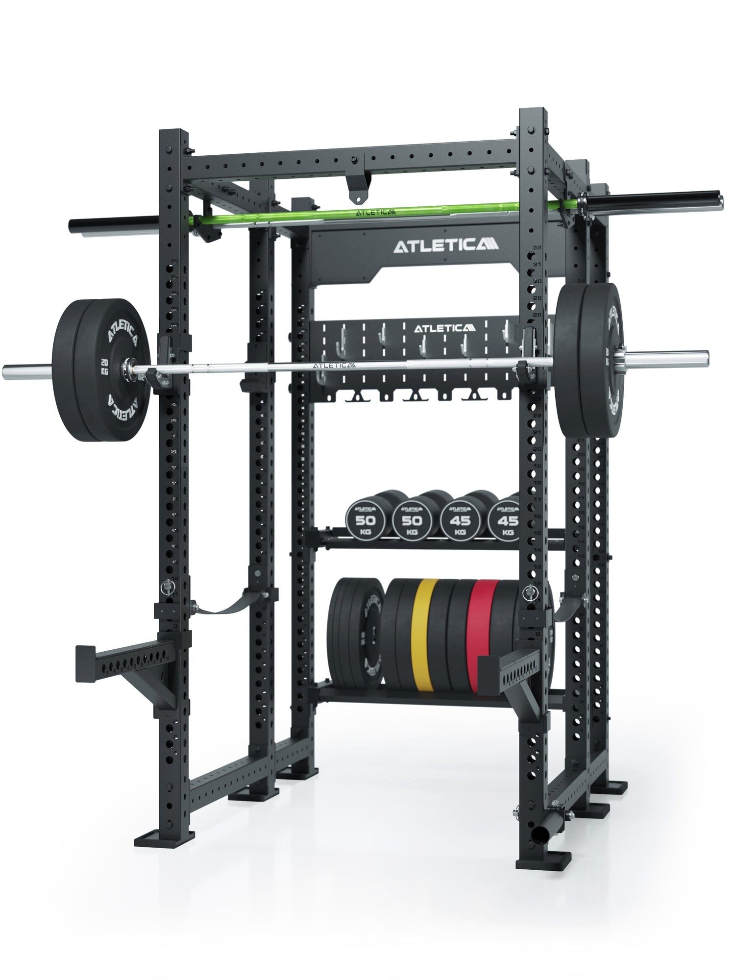 ATLETICA Power Rack R8 Utile, 6-Pfosten mit Storage System
