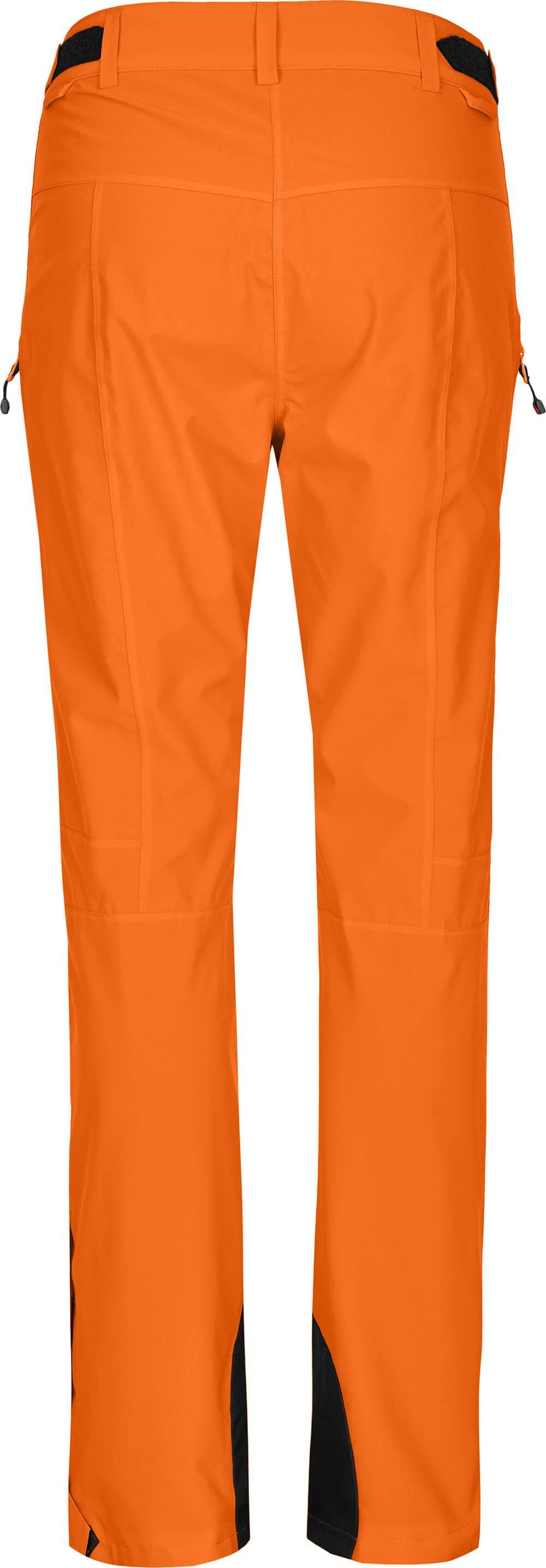 ICE orange Wassersäule, Normalgrößen, Slim Skihose unwattiert, mm Bergson Damen Skihose, 20000 light