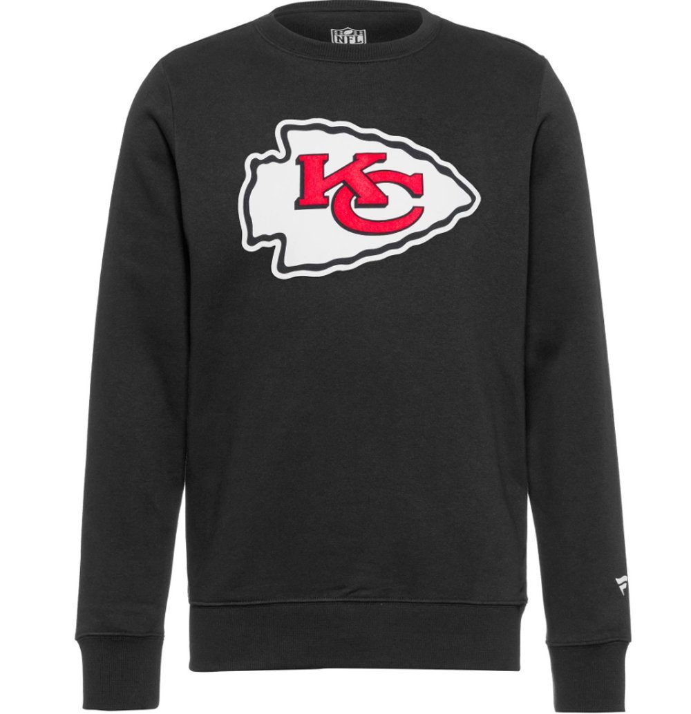 Kansas City Chiefs Sweatshirt Primary Logo Crew (Schwarz)