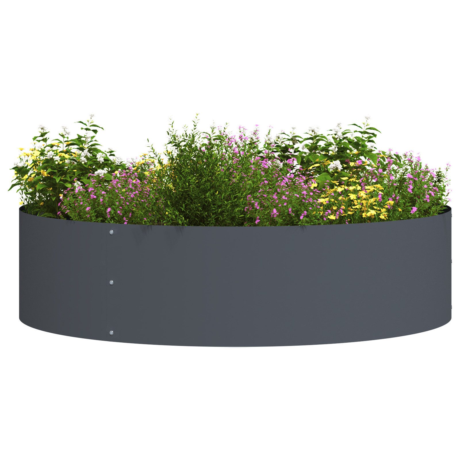 vidaXL Blumentopf Anthrazit Pflanzkübel Anthrazit Kunststoff günstig online kaufen