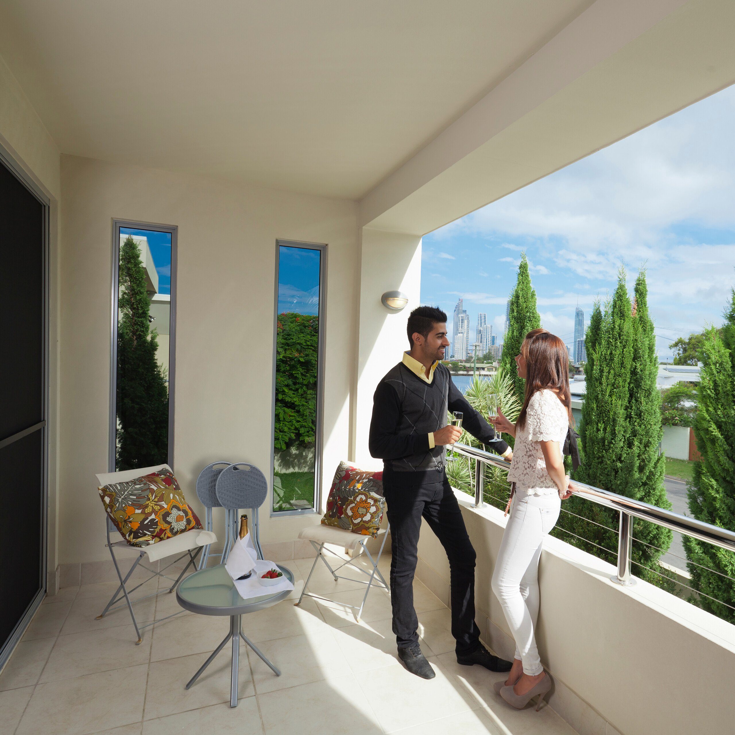 relaxdays Hocker Rattan Klapphocker 2er Set