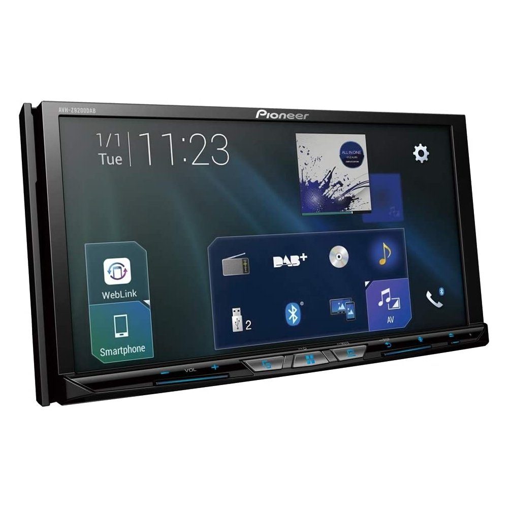 - - AVH-Z9200DAB Pioneer schwarz Autoradio Moniceiver