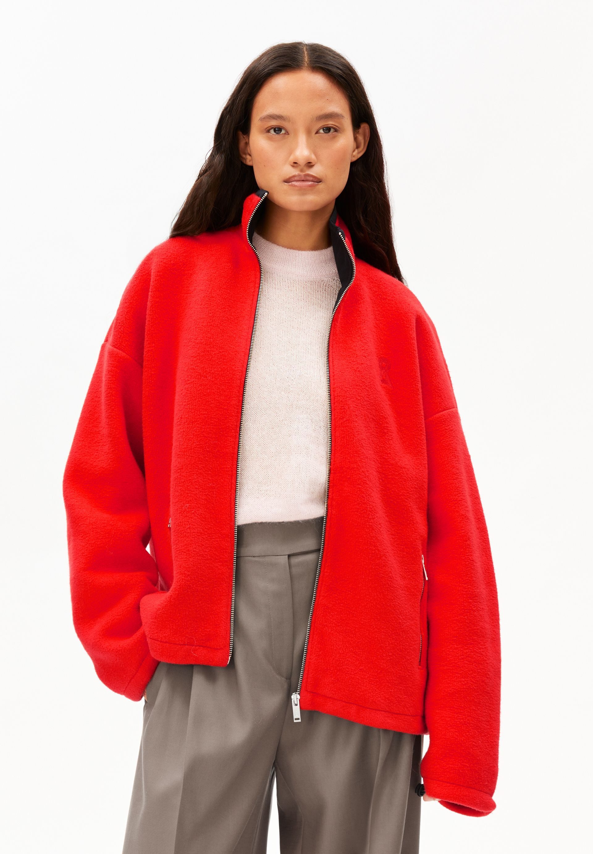 Armedangels Blouson COTTON FLEECE Jacke aus Bio-Baumwolle Oversized Fit