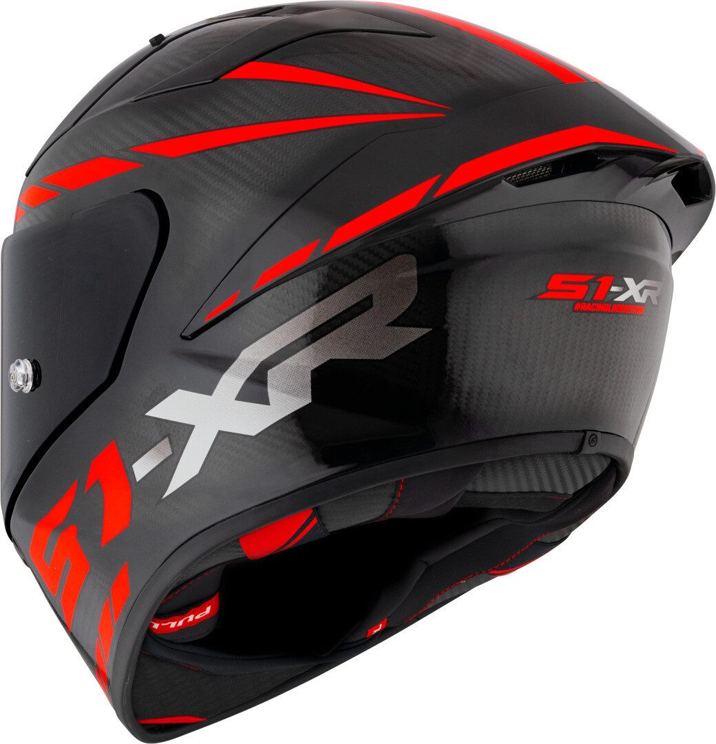 Suomy Motorradhelm S1-XR GP Carbon Hypersonic E06 Helm, Notfallsystem-Polsterung (EQRS)