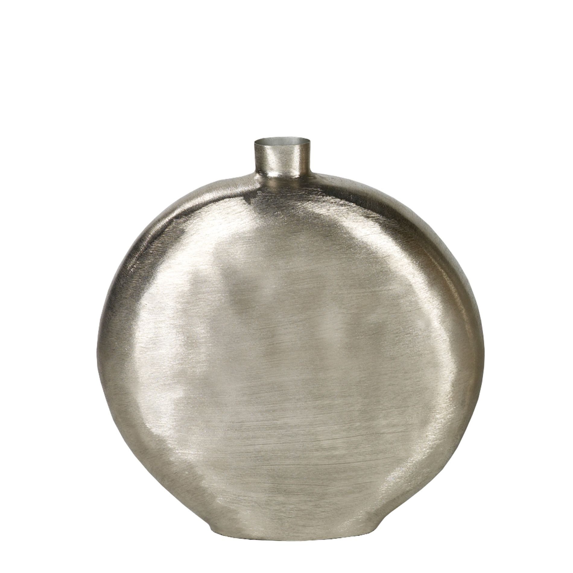 Lambert Dekovase Botero Deko Gefäß/Vase Aluminium, vernickelt, ma