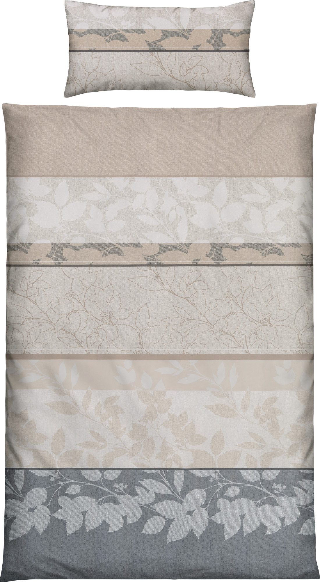 REDBEST Bettwäsche Bettwäsche, Polyester, Microfaser-Satin Streifen günstig online kaufen