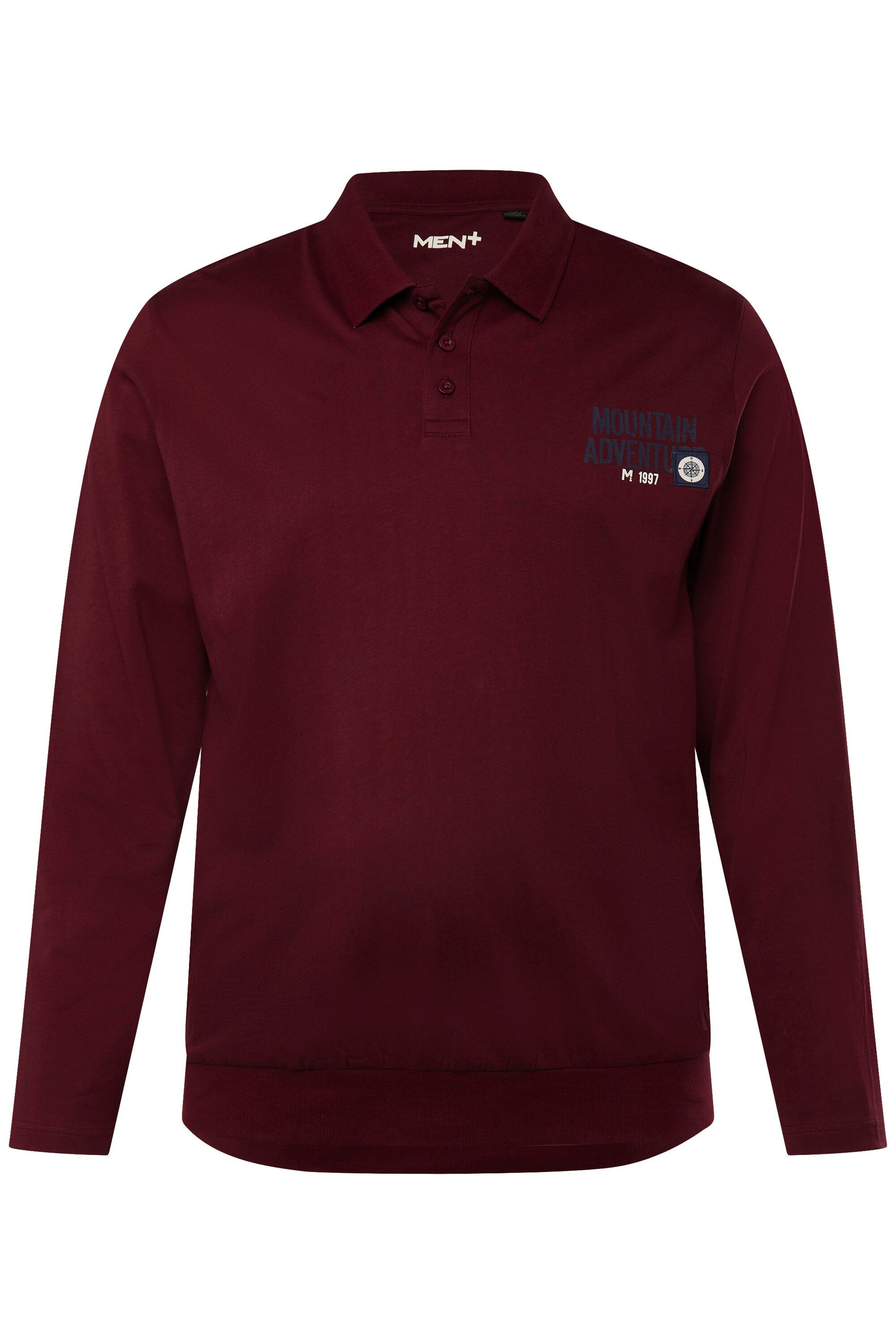Men Plus Poloshirt Men+ Poloshirt Langarm günstig online kaufen