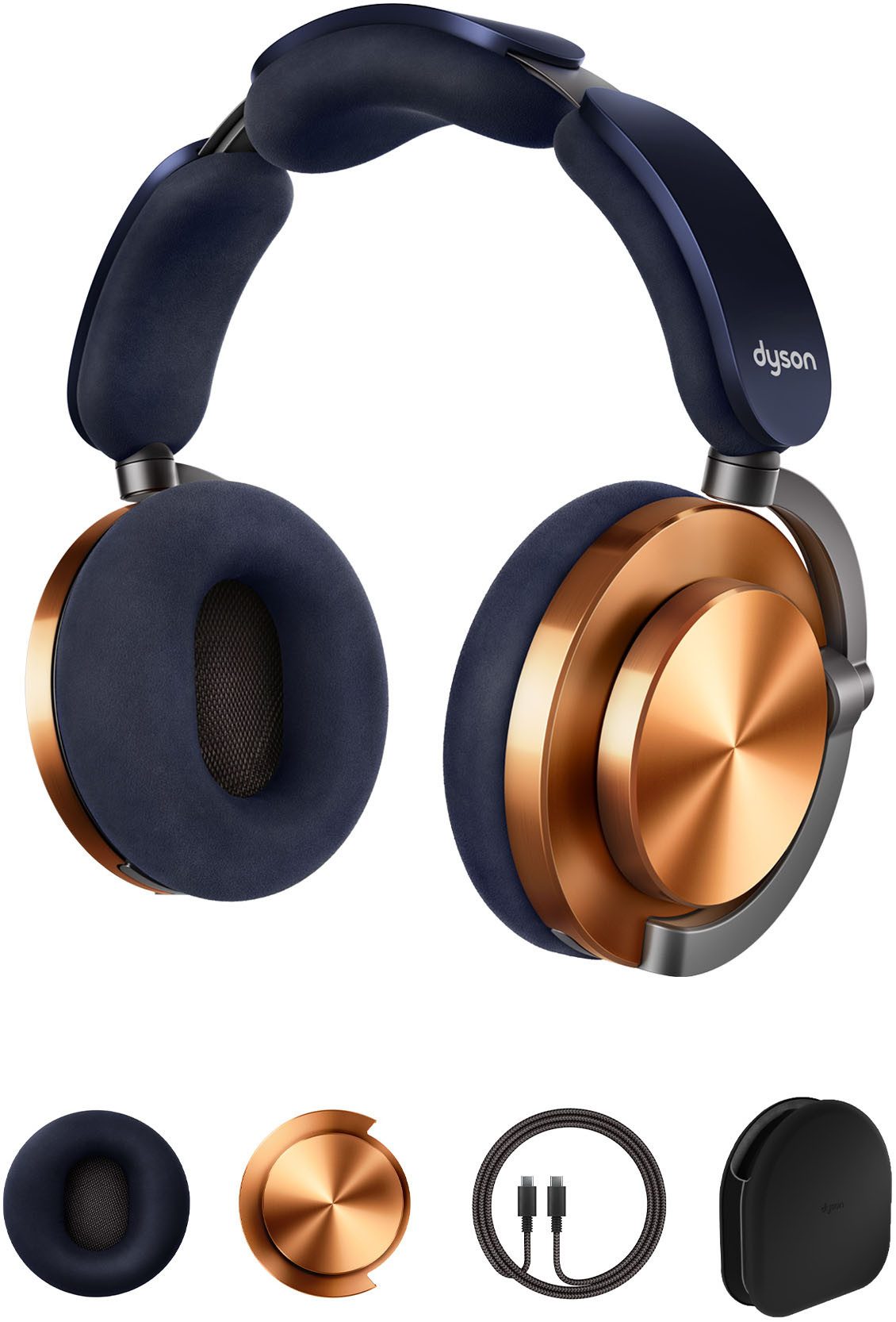 DYSON OnTrac™ Over-Ear-Kopfhörer (Geräuschisolierung, Transparenzmodus, Bluetooth, Integriertes Mikrofon zum telefonieren und Geräuschunterdrückung)