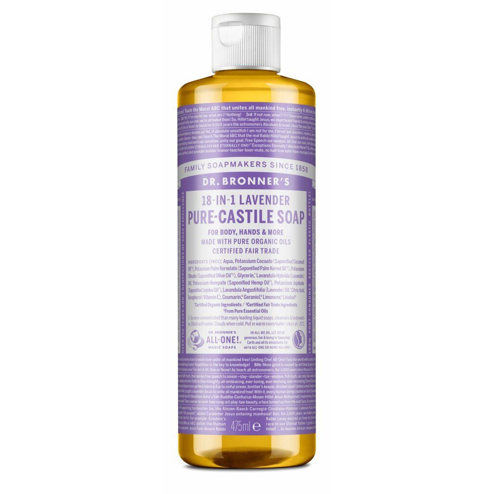 Dr. Bronners Feste Duschseife Dr Bronner'S Jábon Líquido Lavanda 475ml