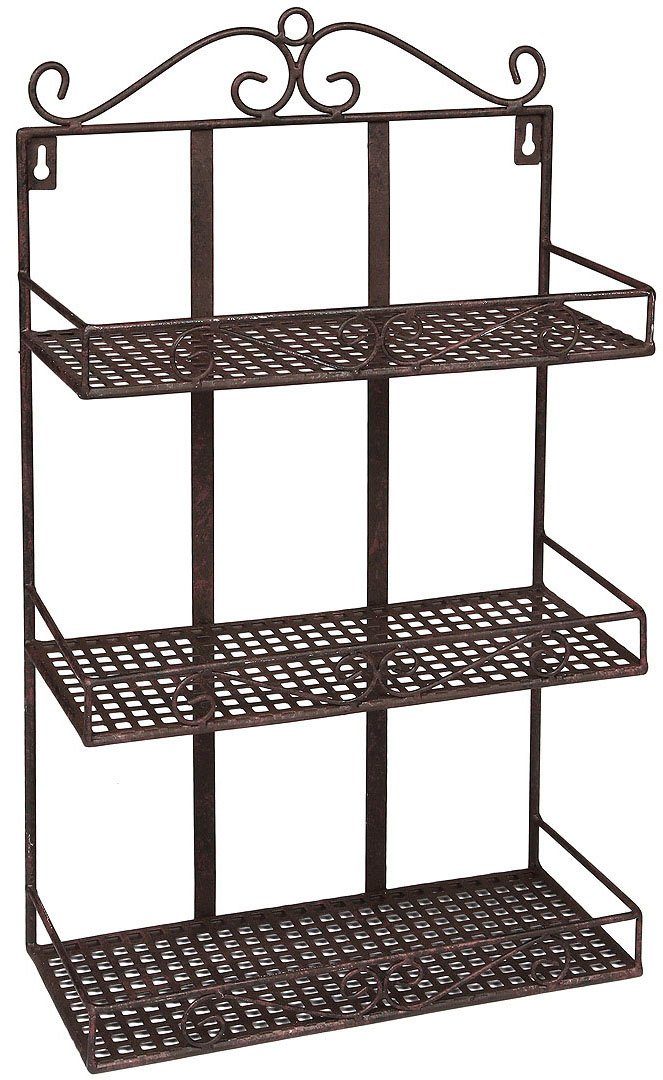 Ambiente Haus Deko-Wandregal Wandregal - antikbraun 50cm, 1-tlg. günstig online kaufen