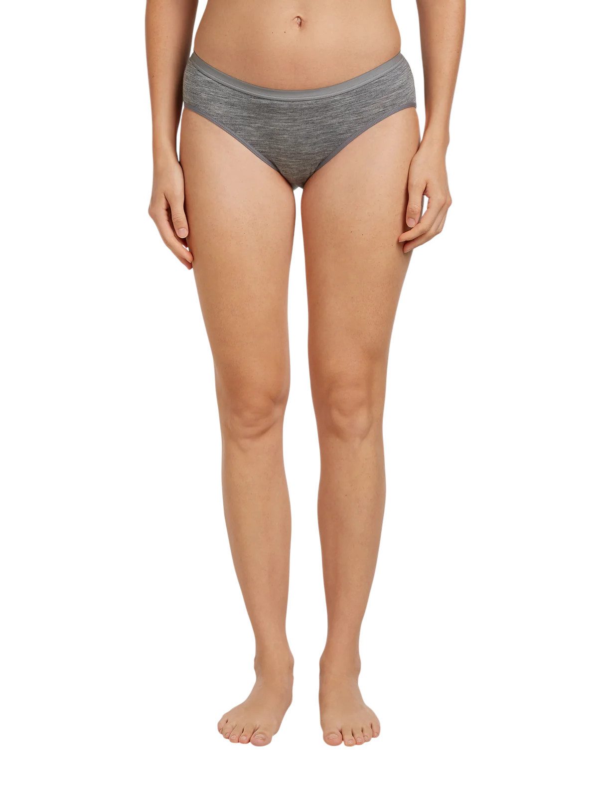 Icebreaker Slip Unterwäsche Siren Hipkini (Merinowolle) grau Damen