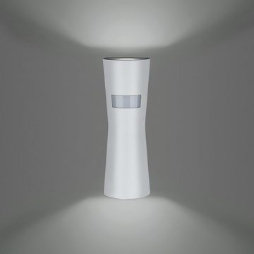 SEBSON Außen-Wandleuchte LED Außenleuchte Bewegungsmelder 10m/120° IP65, 29W 2500lm kaltweiß, Kaltweiß, Bewegungsmelder programmierbar