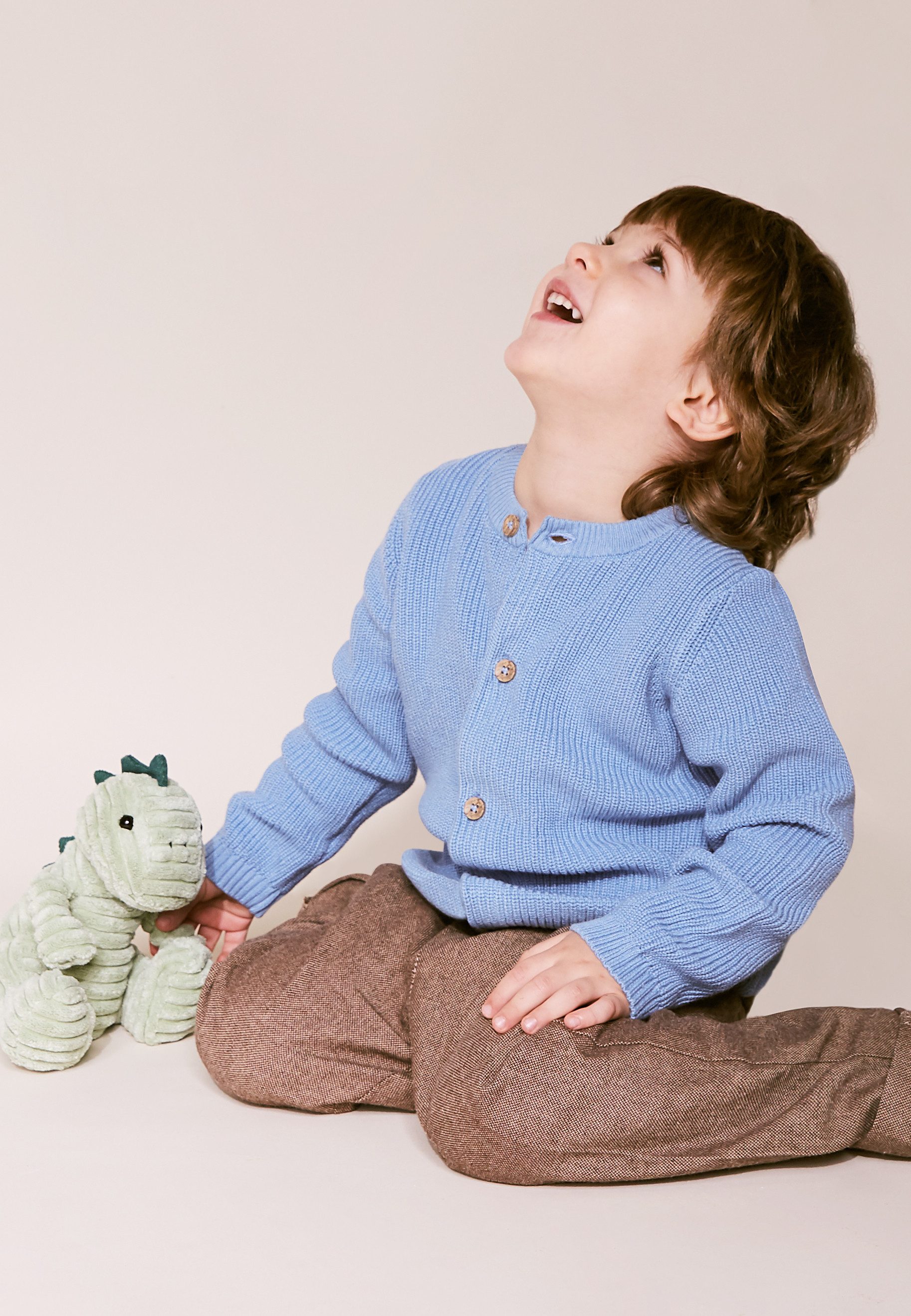 Stellou & friends Strickjacke Leicht gerippte Strickjacke Leicht gerippte Strickjacke