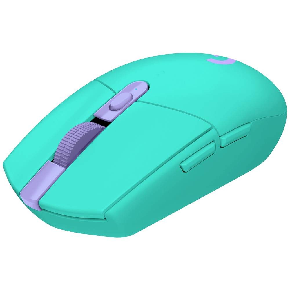 Logitech G305 LIGHTSPEED Wireless Gaming Mouse - MINT - Mäuse (Beleuchtet, Ergonomisch)