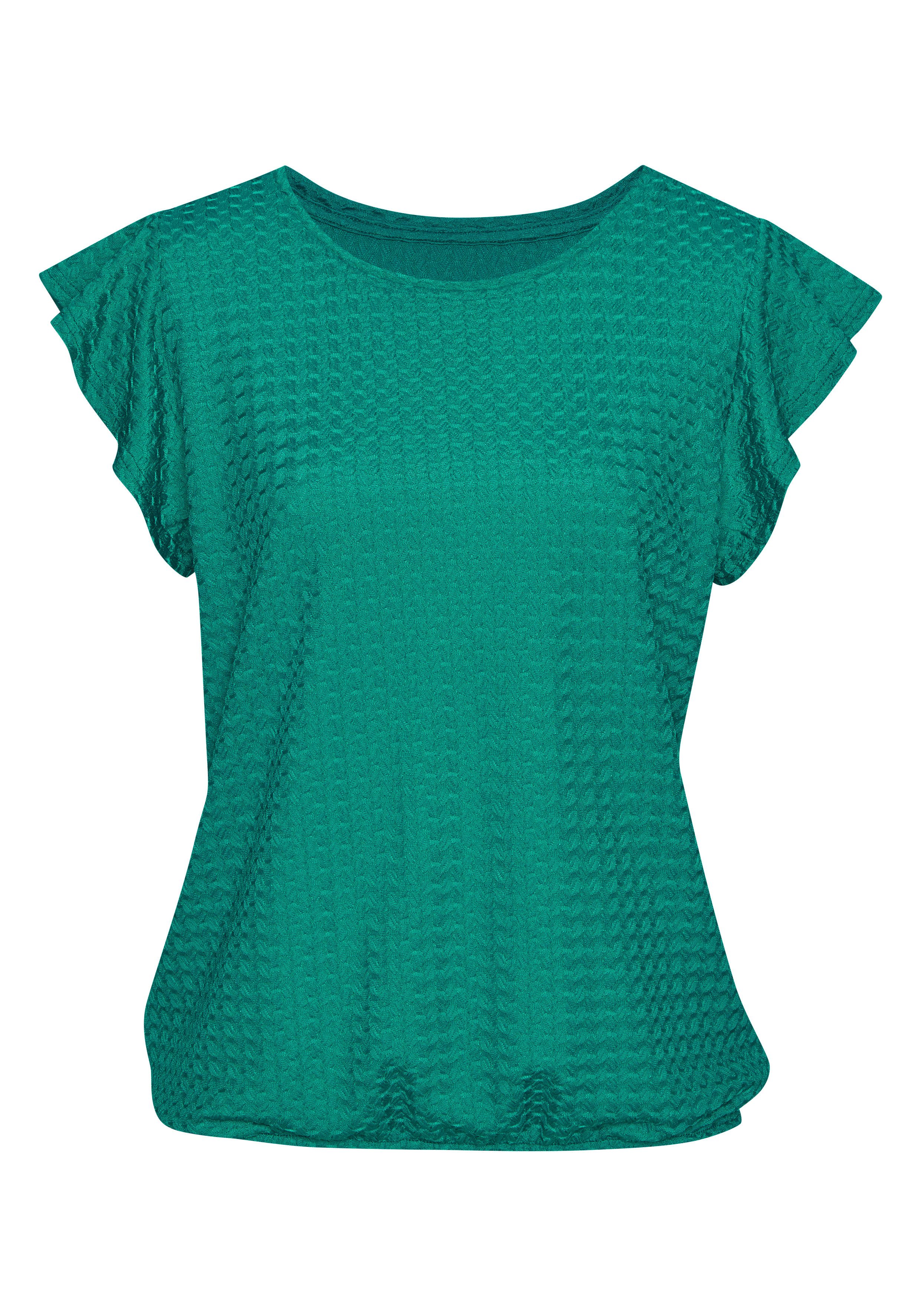 LASCANA T-Shirt mit modischer Struktur Bügelfreie Polyester-Qualität. € 29,99, (€ 29,99 pro 1 Stk).