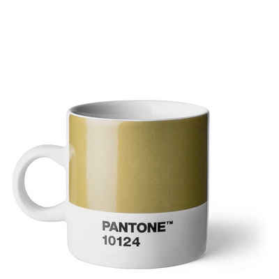 PANTONE Kaffeeservice, Fine Bone, Fine Bone, PANTONE Porzellan Espressotasse, dickwandig, spülmaschinenfest, 120ml