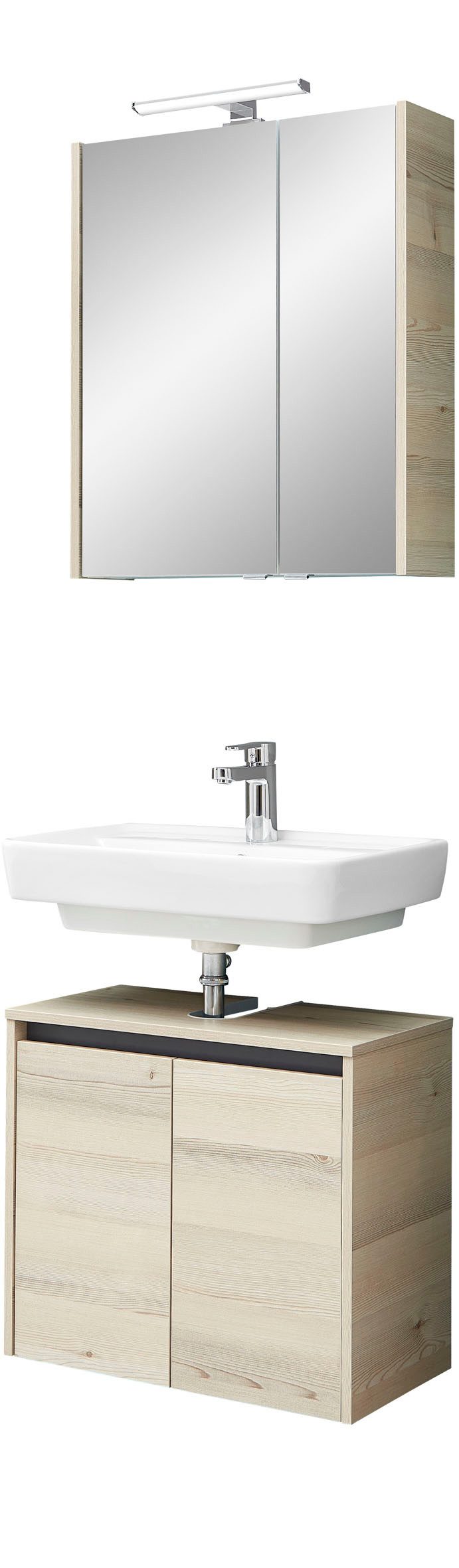 Saphir Badmöbel-Set Quickset 393, (Komplett-Set, 2-St)