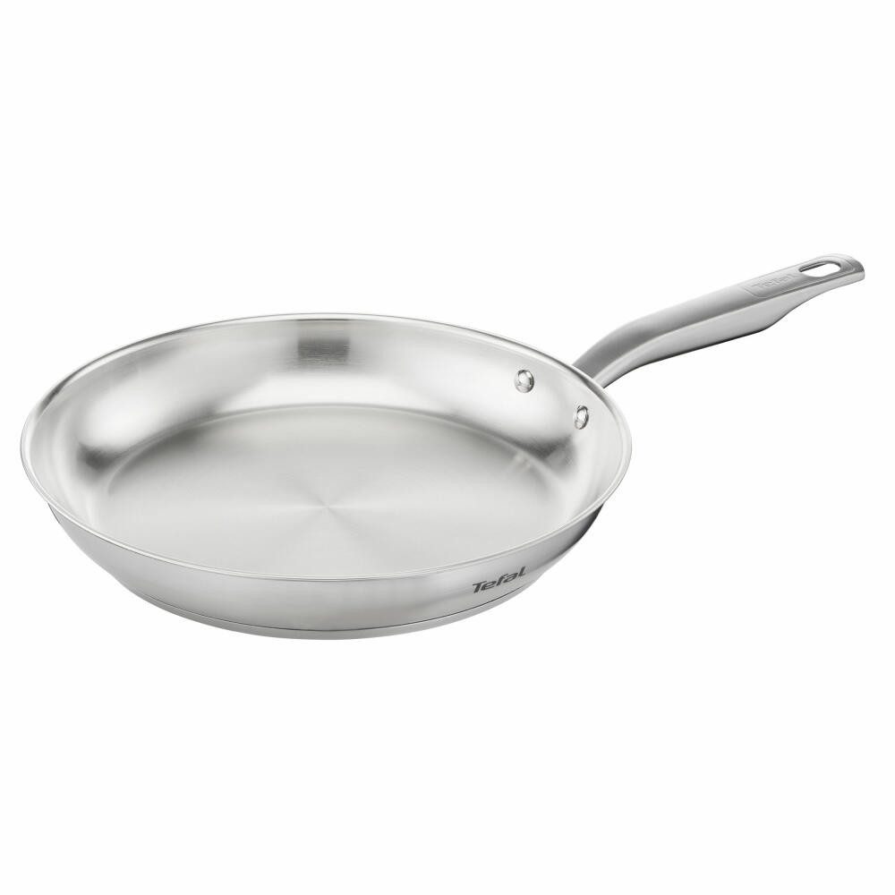 Tefal Bratpfanne Virtuoso Unversiegelt Edelstahl Ø 28 cm, Edelstahl